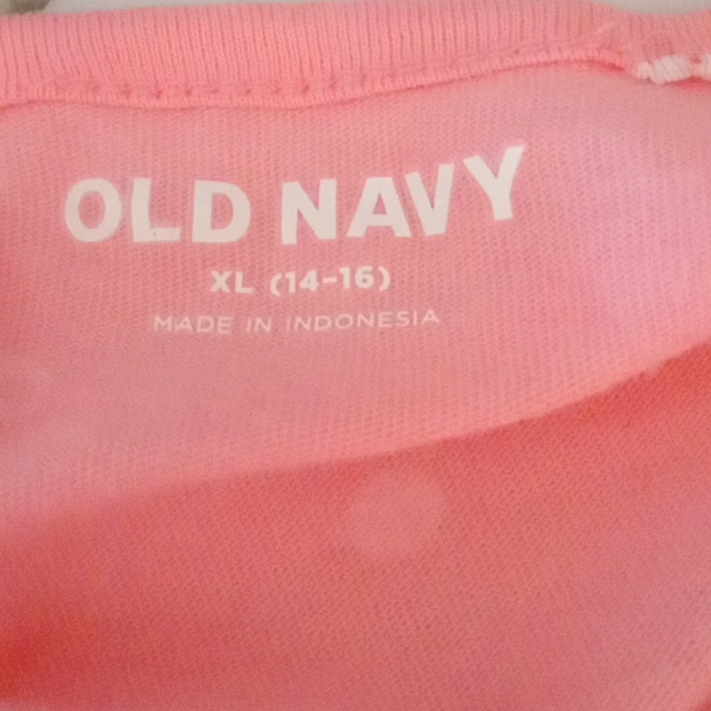 Old Navy Pink and White Polka Dot Kids Dress - Picture 5 of 6